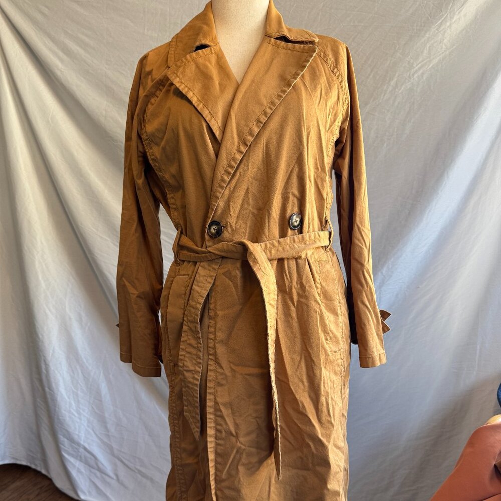 Madewell Belted Trench Coat | Color: Brown / Khaki | Size: Large